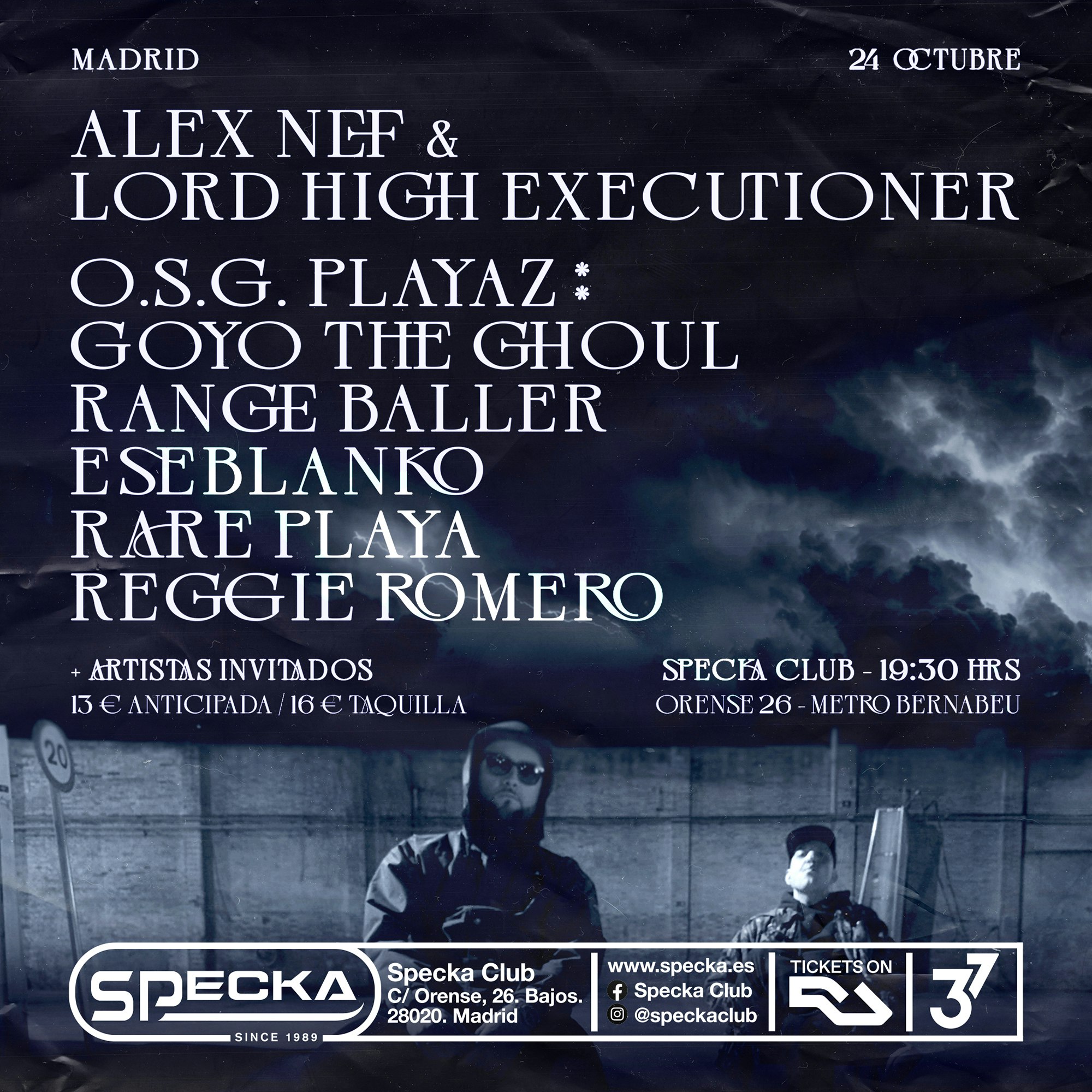 Alex Nef + Lord High Executioner + OSG Tunes & Tapes in concert