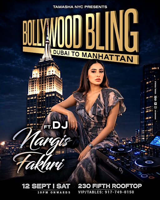 DJ NARGIS FAKHRI LIVE IN NYC @230 FIFTH