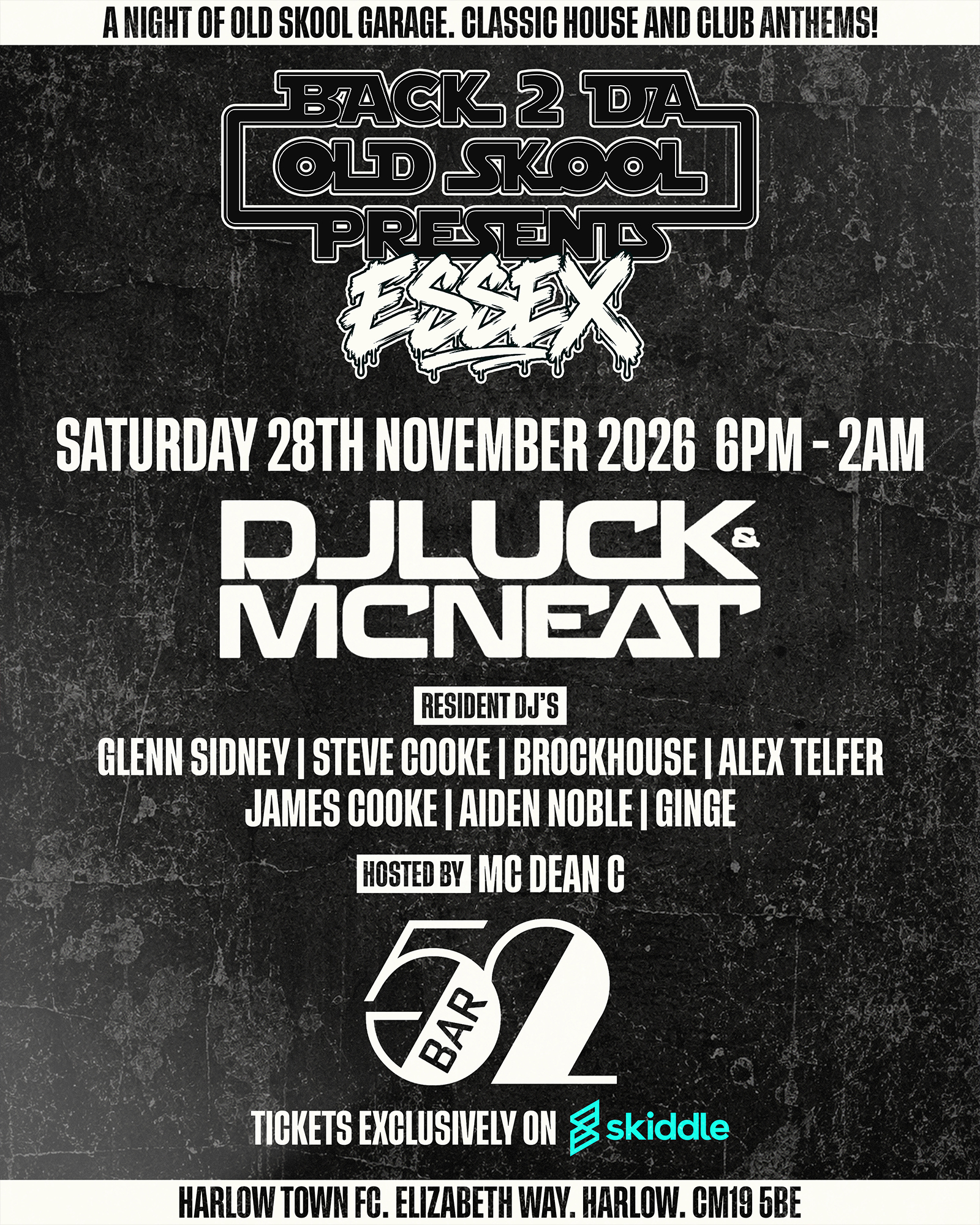Back 2 Da Old Skool presents... ESSEX