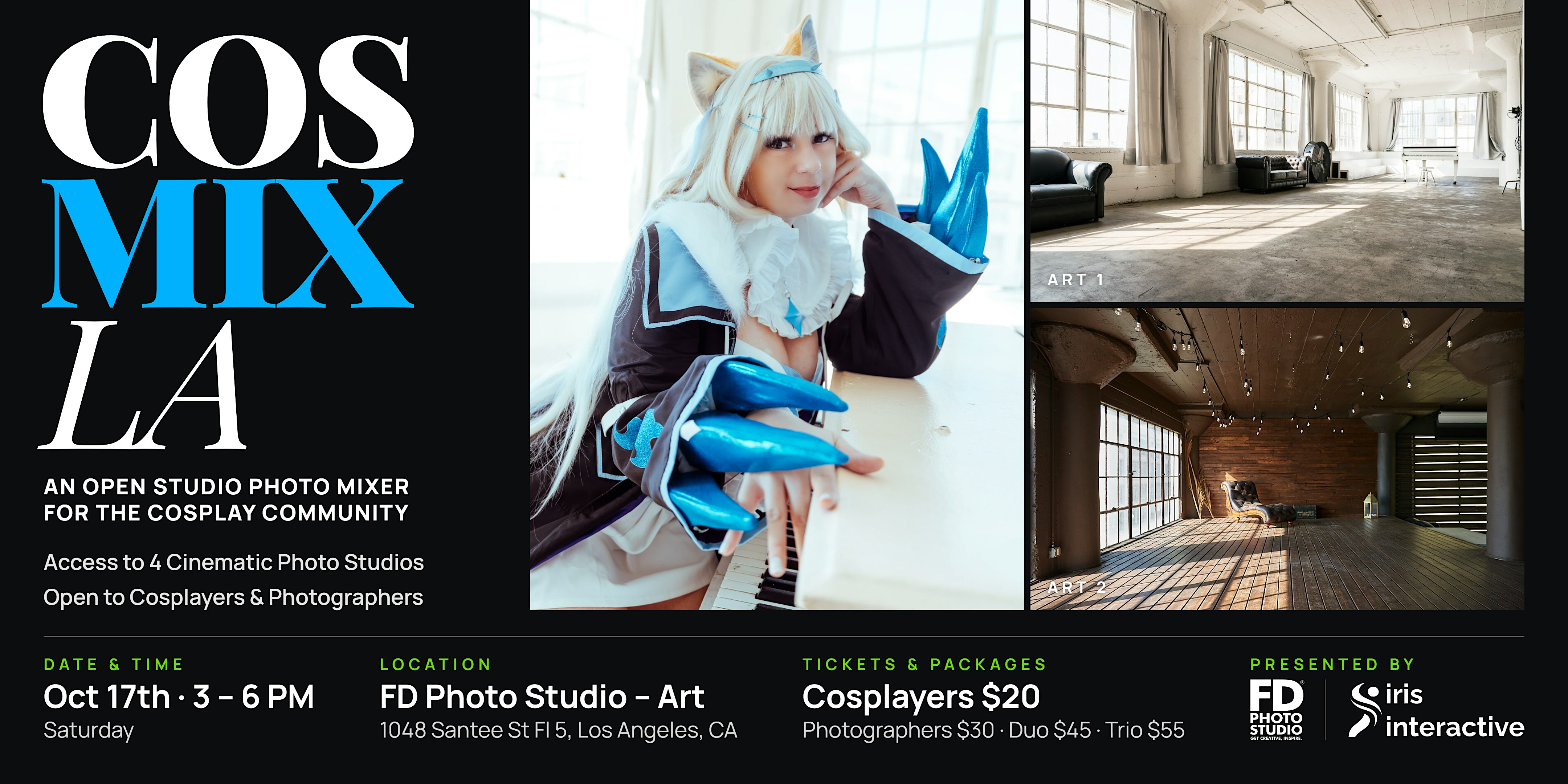 COSMIX LA - An Open Studio Photo Mixer For The Cosplay Community