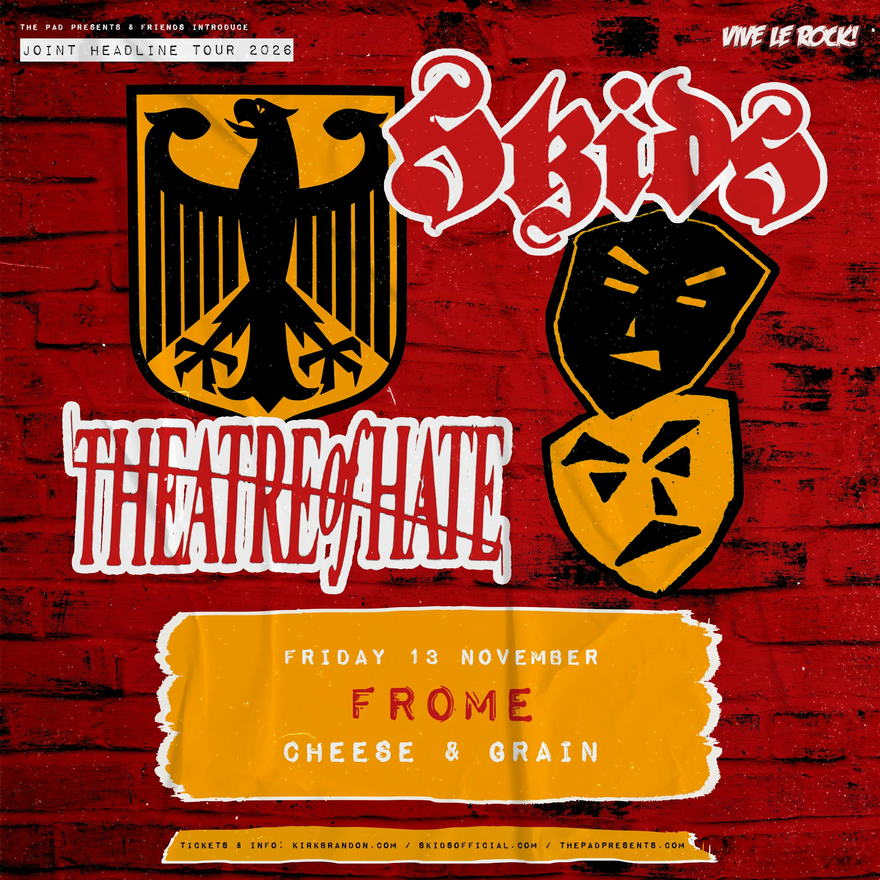 Skids + Theatre Of Hate