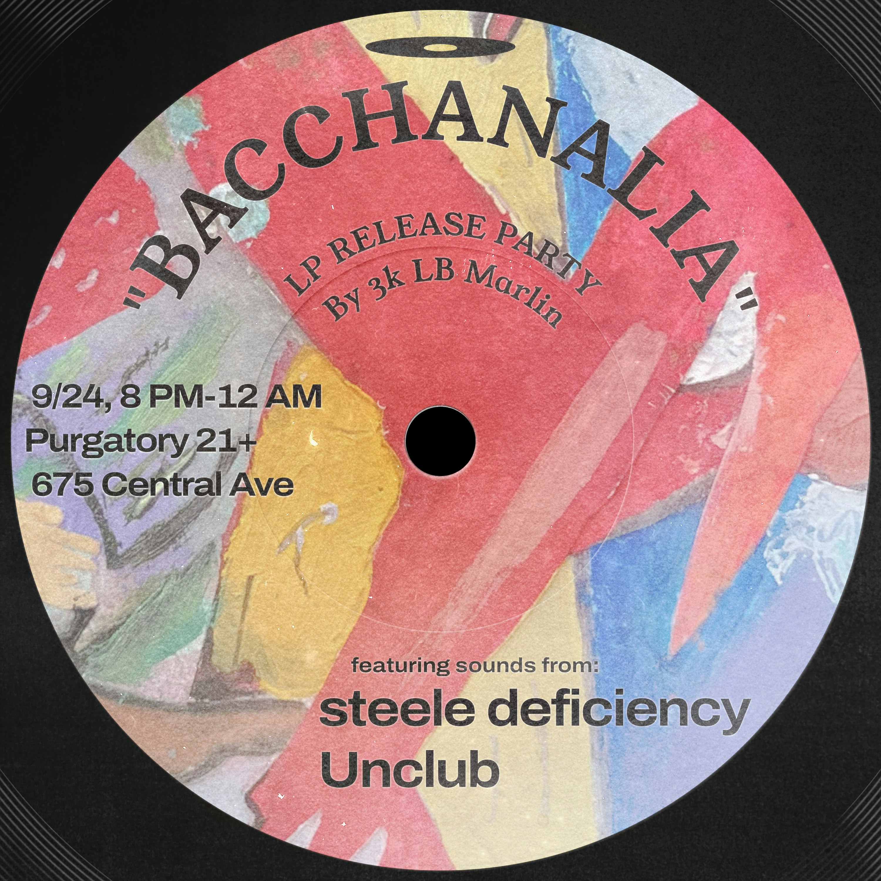 DOWNSTAIRS: BACCHANALIA Release Party