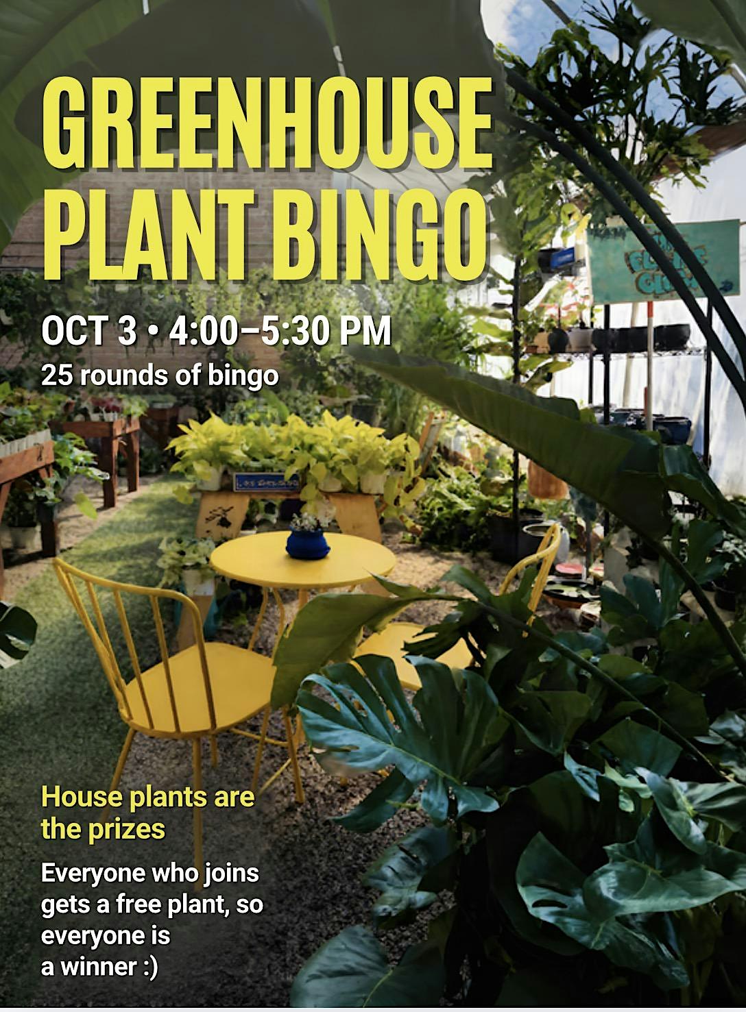 Plant Bingo at The Plant Chica