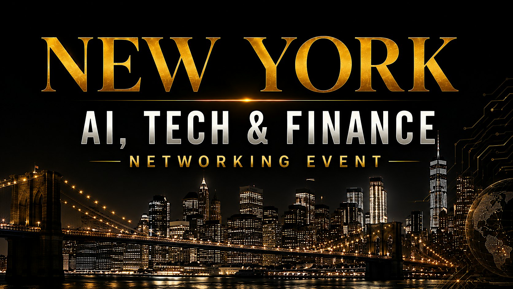 New York AI, Tech & Finance Networking Event