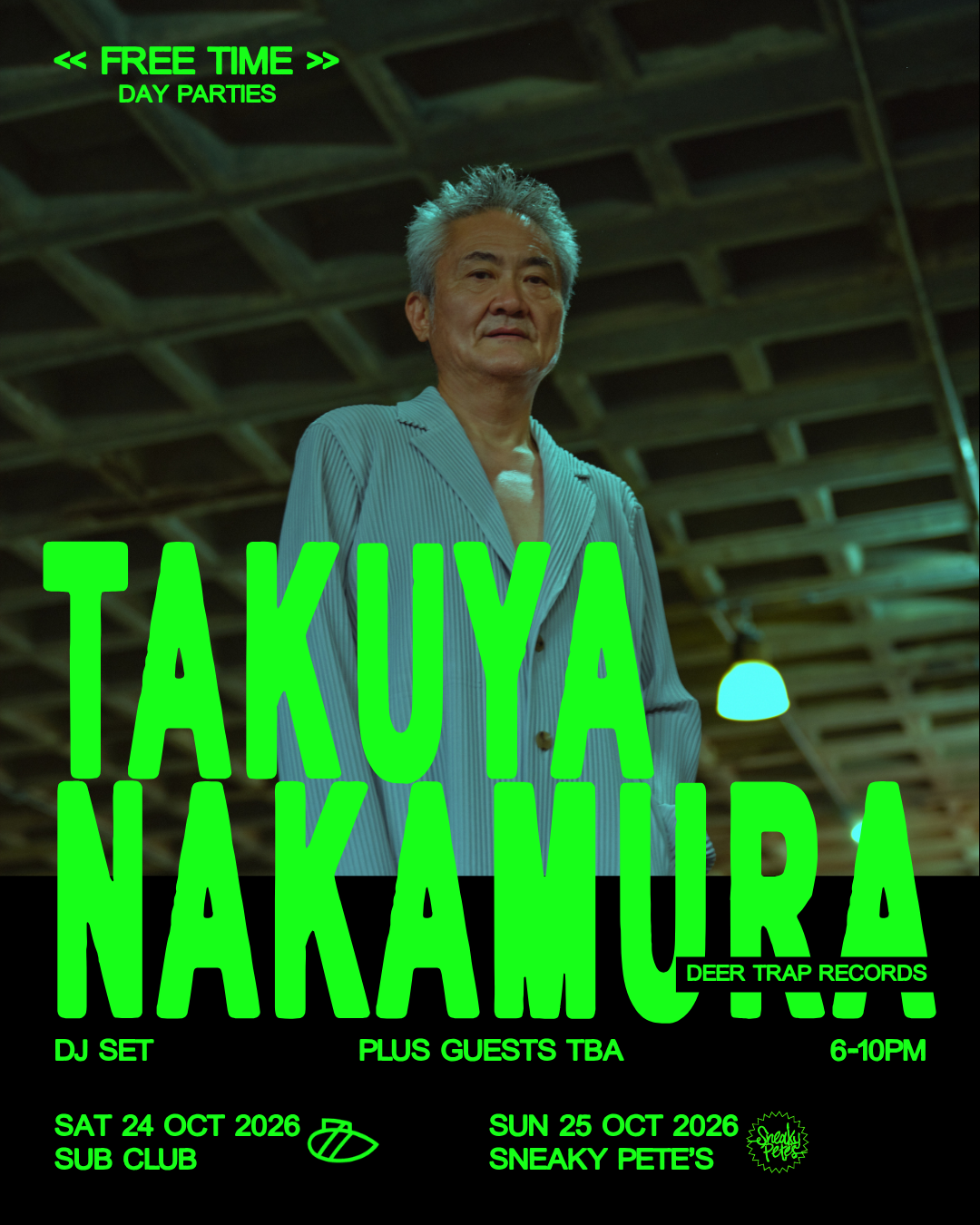 Takuya Nakamura: Free Time - Glasgow 6-10pm