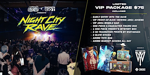 Anime Night Mart X Shonen Riot Rave & Market at The Compound  Oct. 3rd