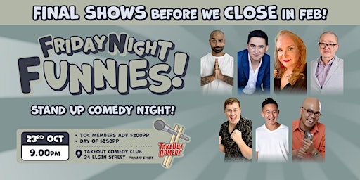 This week at TakeOut Comedy - Friday Night Funnies!