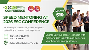 WiRE & Energy Storage Canada Present: Speed Mentoring at ESC 2026