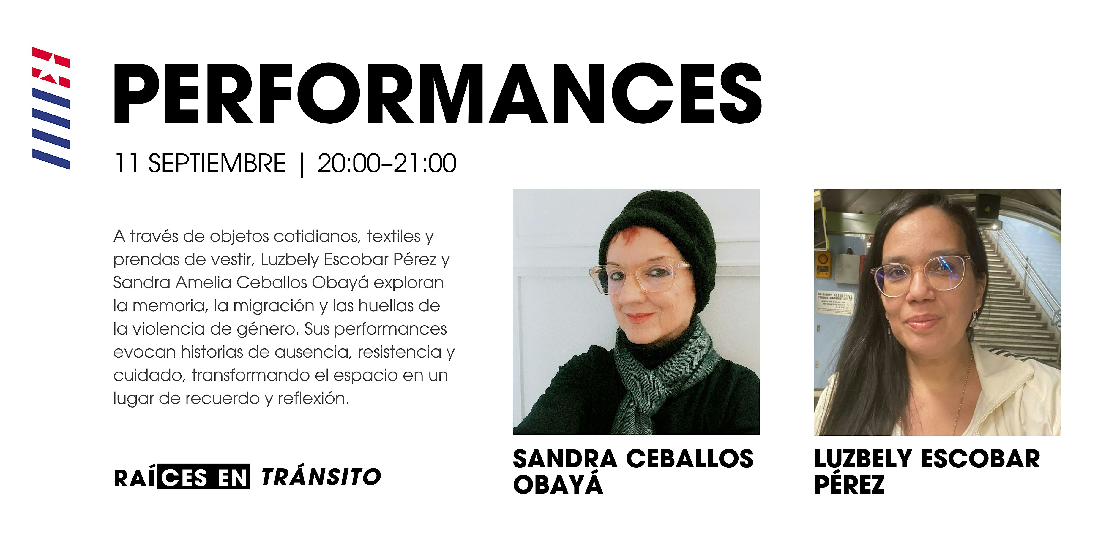 Performances | Sandra Ceballos Obayá y Luzbely Escobar Pérez