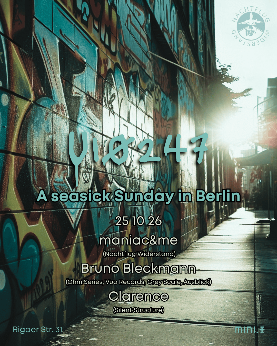 U10247: A seasick Sunday in Berlin (feat. Bruno Bleckmann, Clarence, maniac&me)