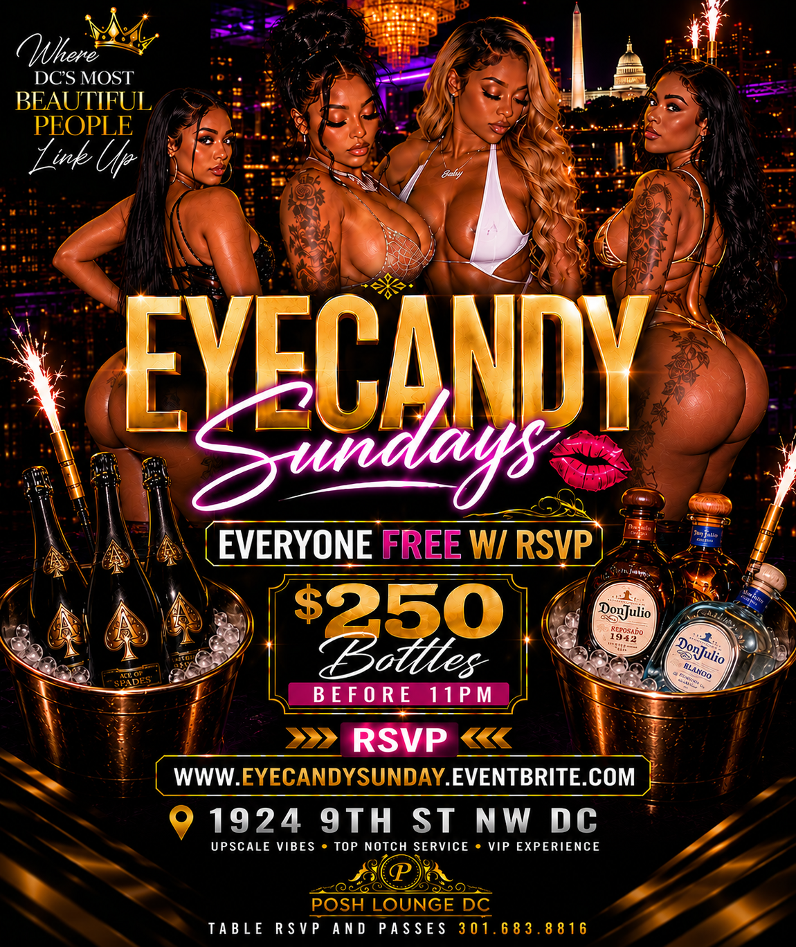 Eyecandy Sundays | Free All Nite
