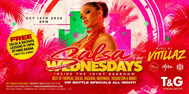 EN ViVo Wednesday + Salsa Wednesday (Regional Mexicano & Musica Tropical)
