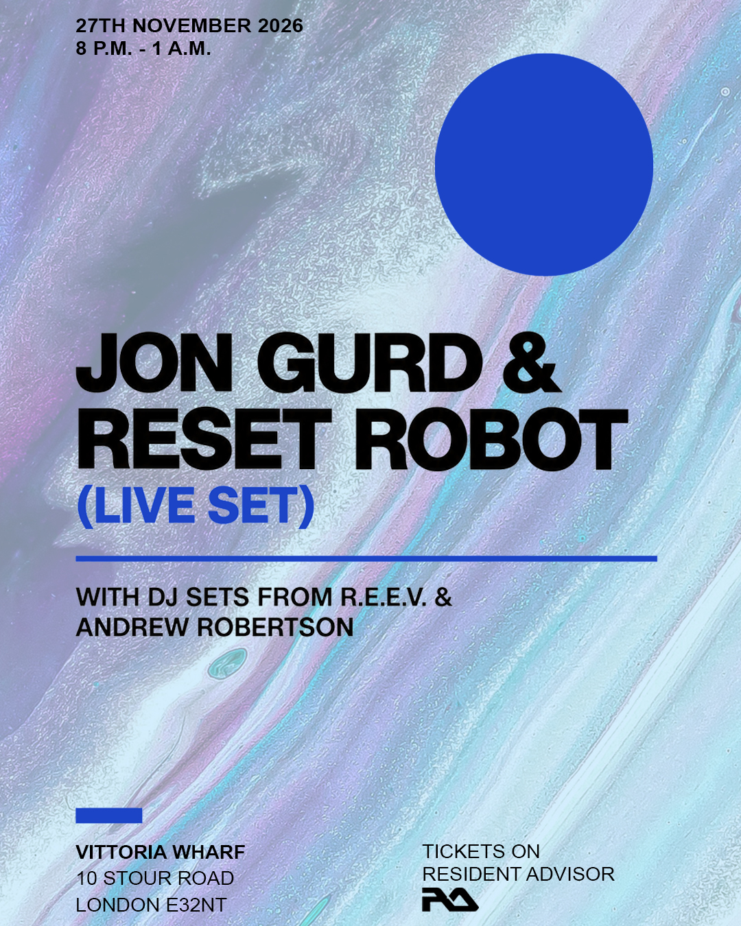 Jon Gurd & Reset Robot Live