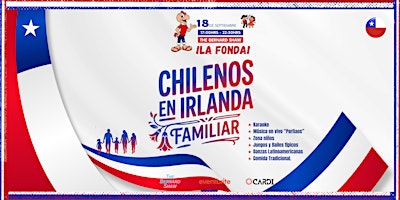 Fonda Chilenos en Irlanda : familiar & cultural (Día 17hrs)