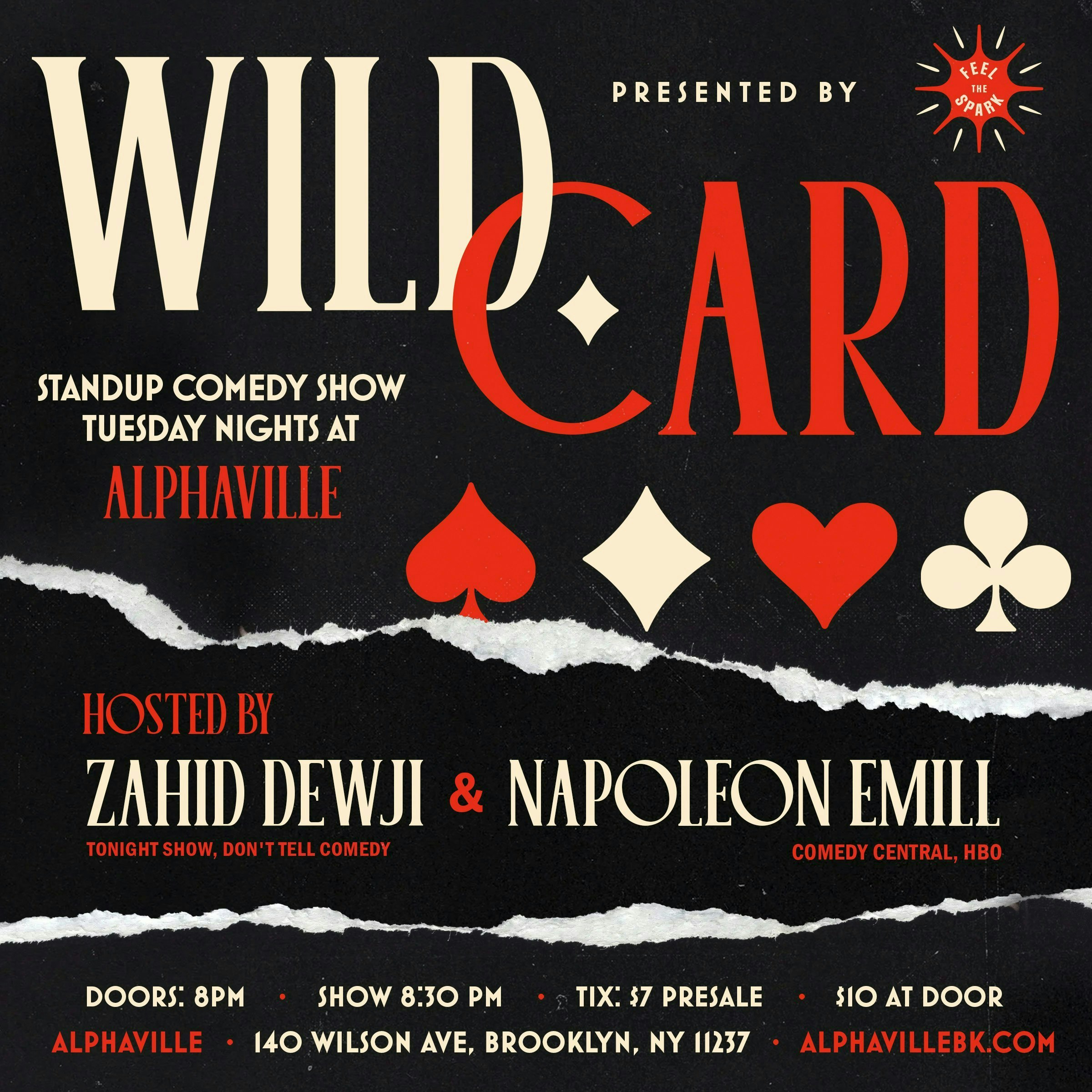 Wild Card Comedy Free Every Tuesday