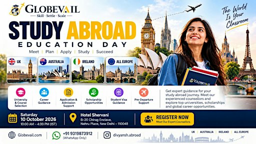 Study Abroad Admissions Day 2026 — New Delhi