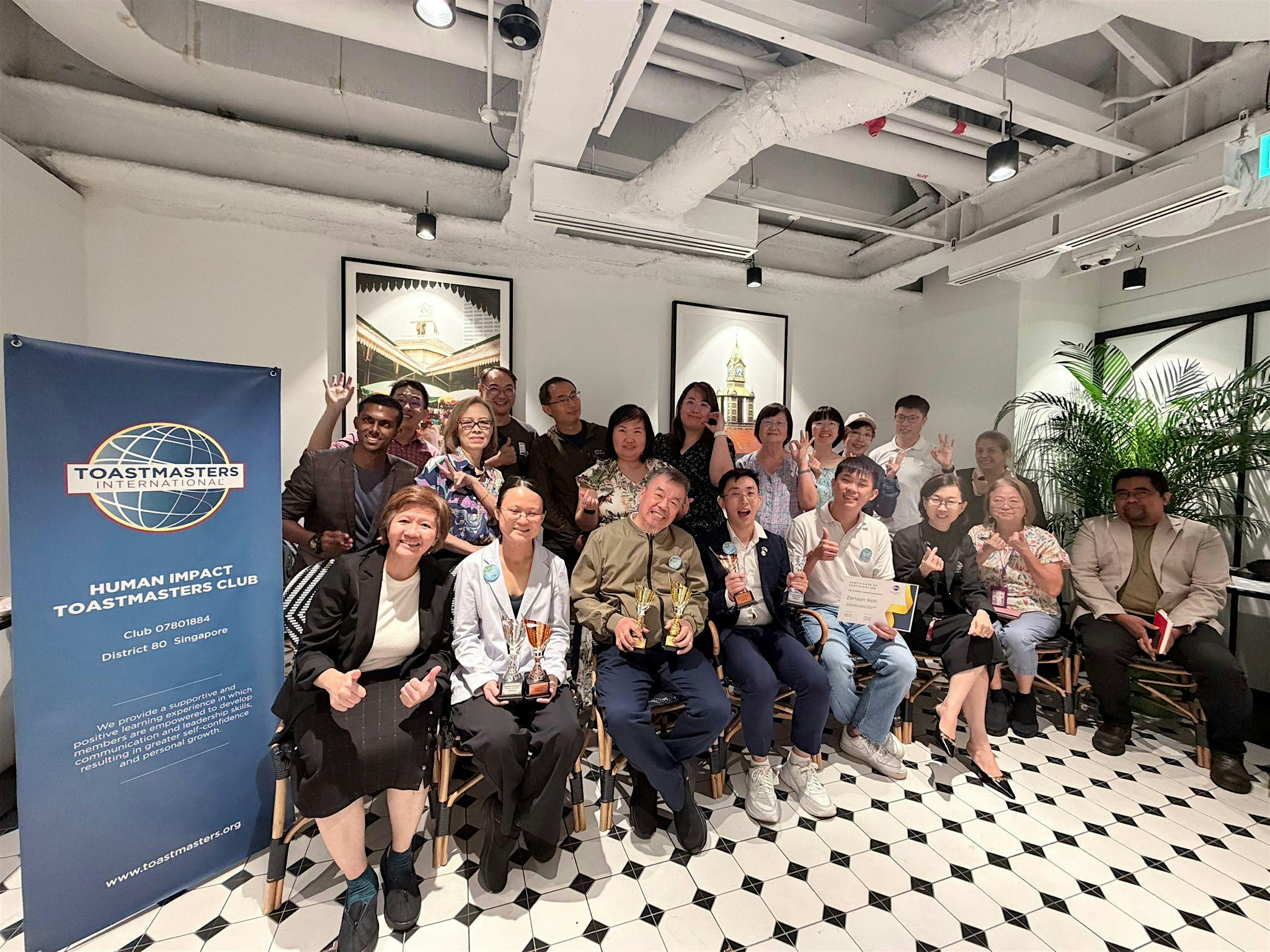 Speak For Change: Human Impact (Sustainability) Toastmasters Meeting Series