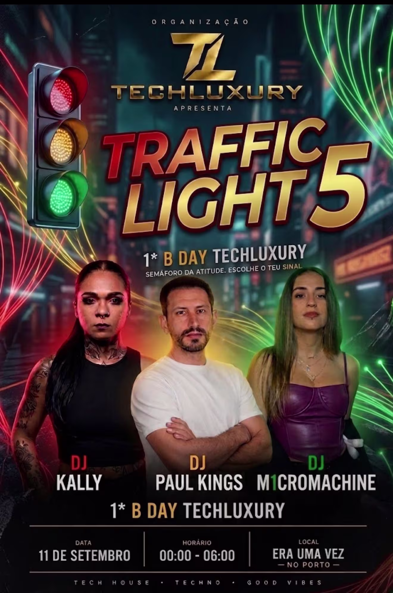 Traffic Light 5-1 B Day Techluxury