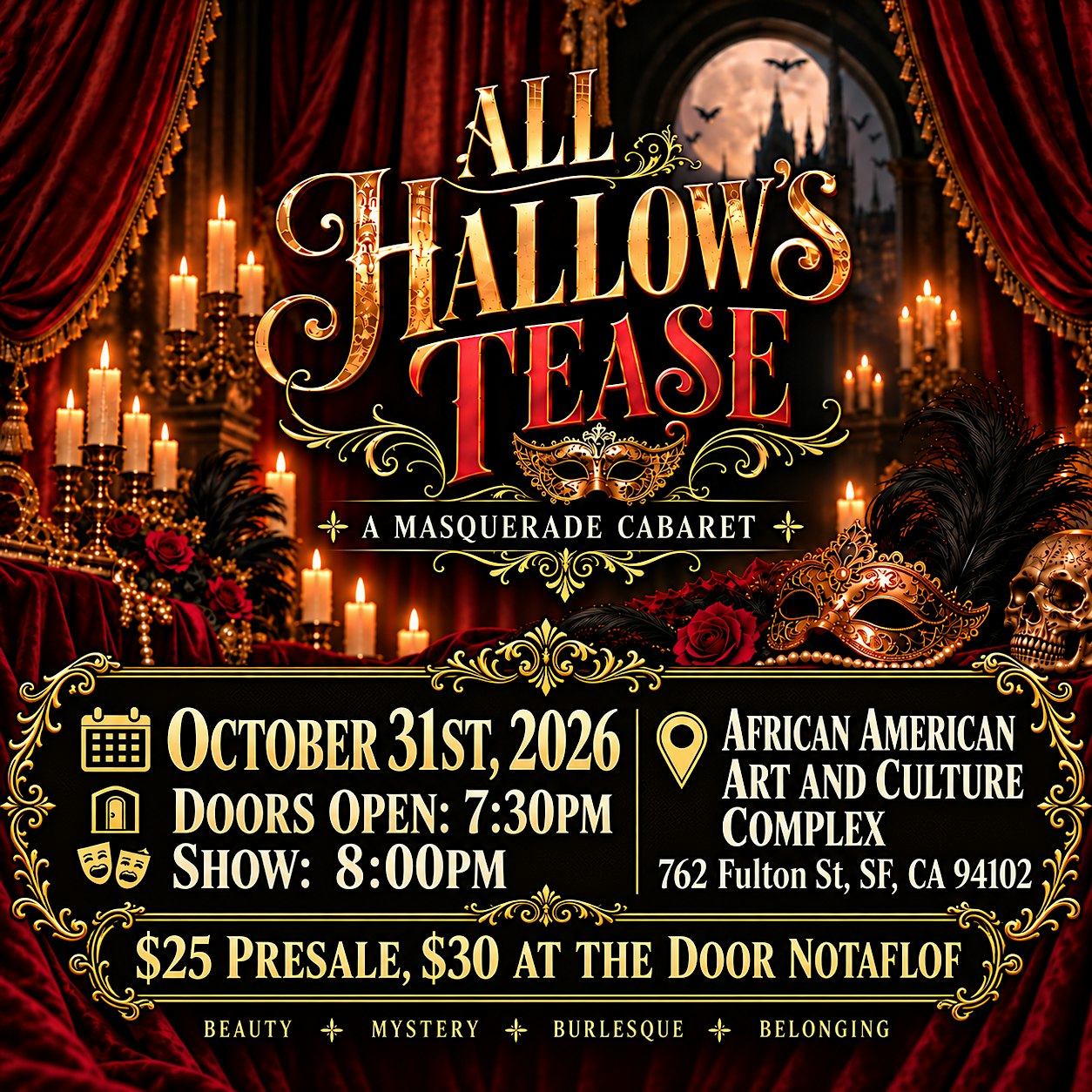 All Hallow's Tease at the AAACC