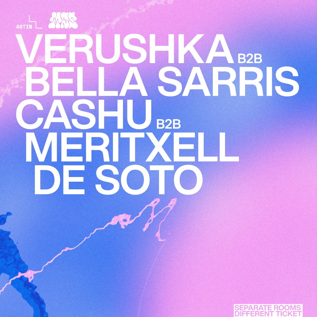 Me siento extraña: Verushka b2b Bella Sarris · Cashu b2b Meritxell de Soto