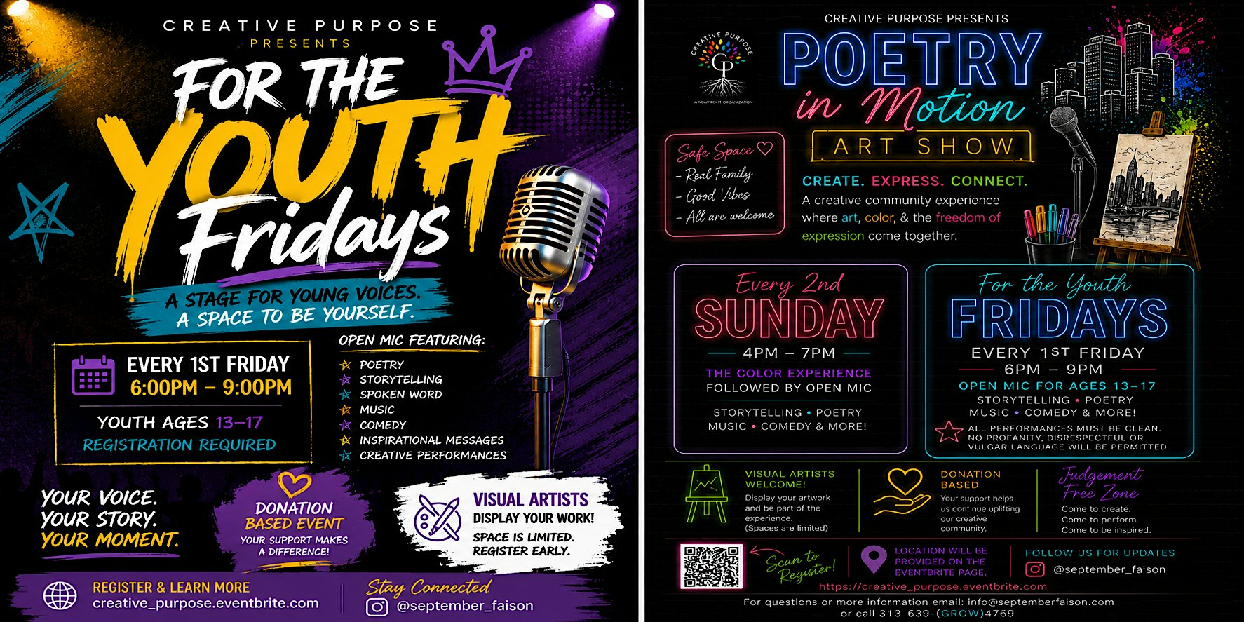 Poetry in Motion Art Show: The Color Experience edition