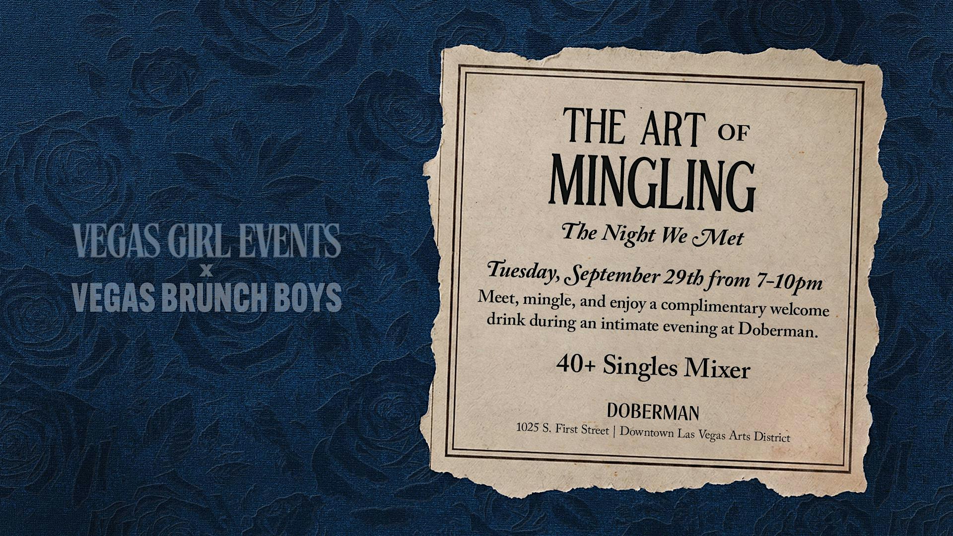 40 + Singles Mixer at Doberman