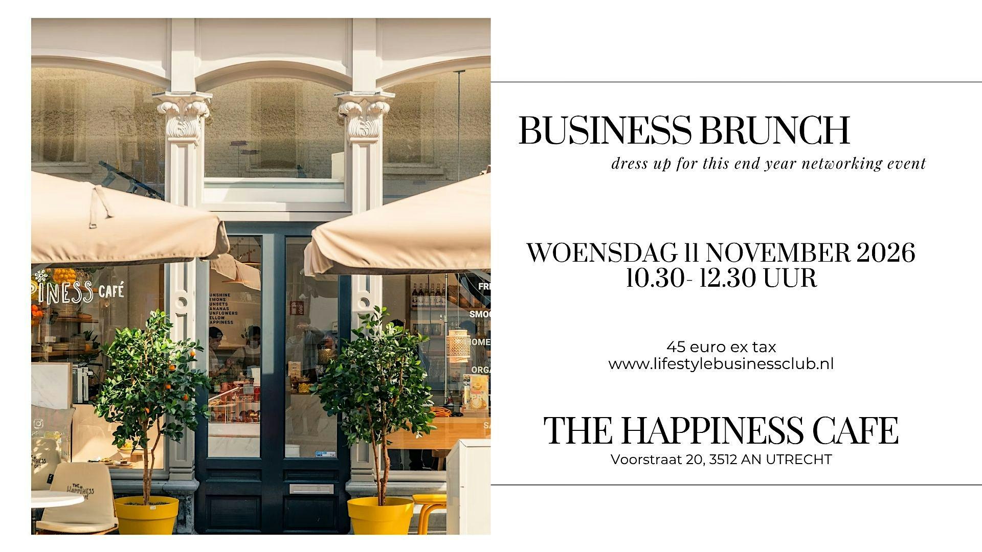 Business Brunch Utrecht - The Happiness Cafe