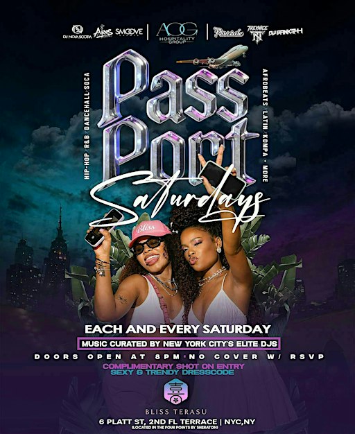 Passport Saturdays At Bliss Terasu NYC
