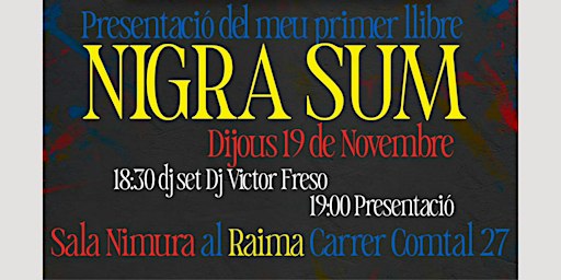 Presentació llibre "Nigra Sum" de Montserrat Anguiano