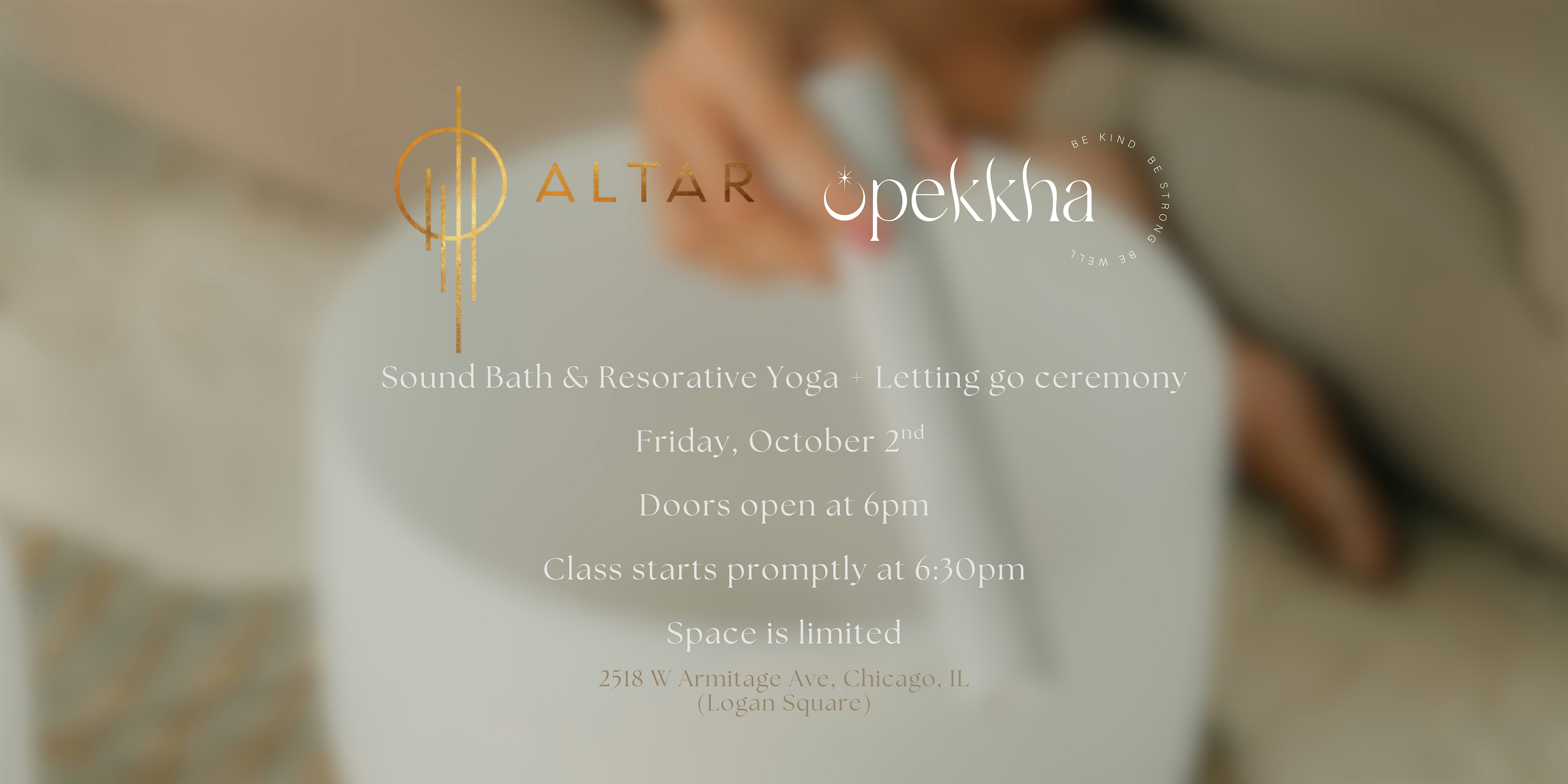 Candlelight Sound Bath & Restorative Yoga