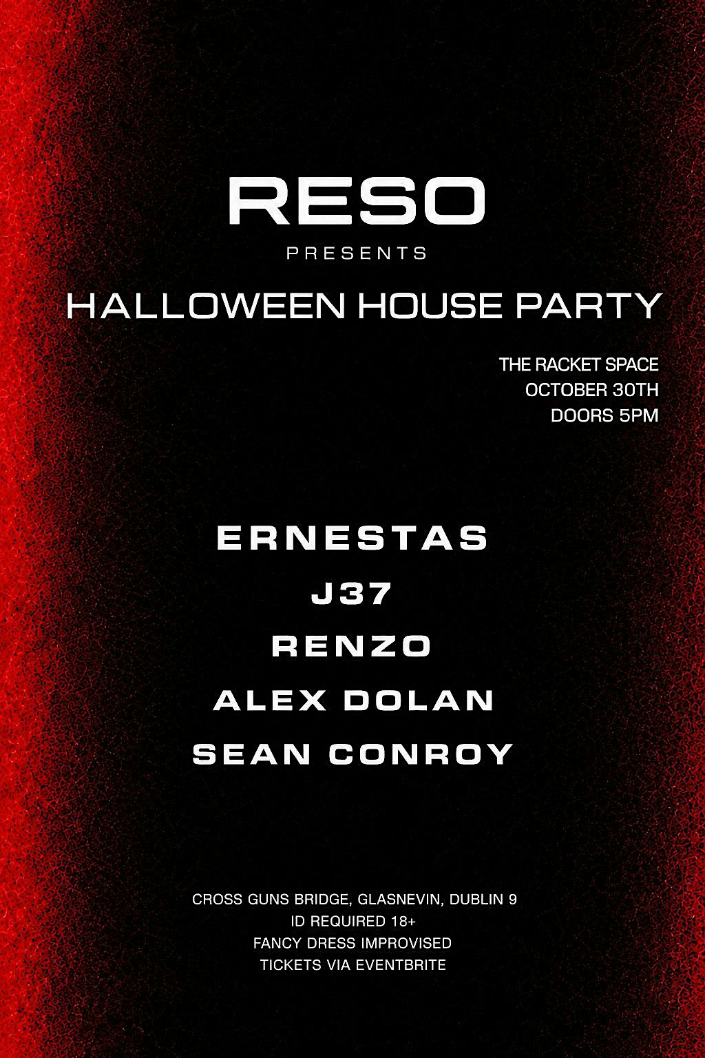 RESO presents: Halloween House Party