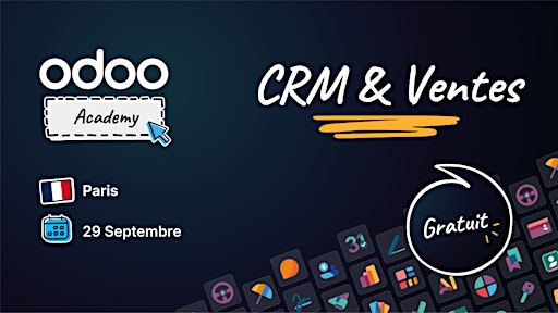 Odoo Academy CRM & Ventes - Paris