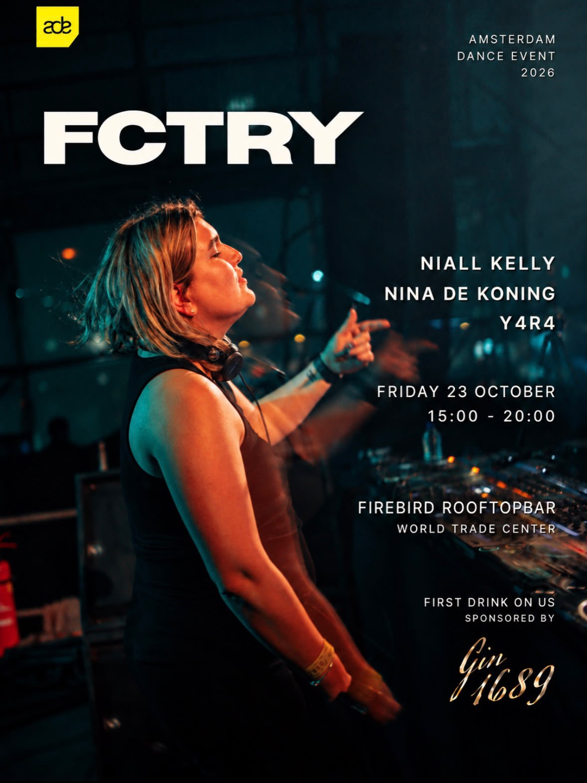 The Factory Amsterdam with Niall Kelly, Nina de Koning and Y4R4