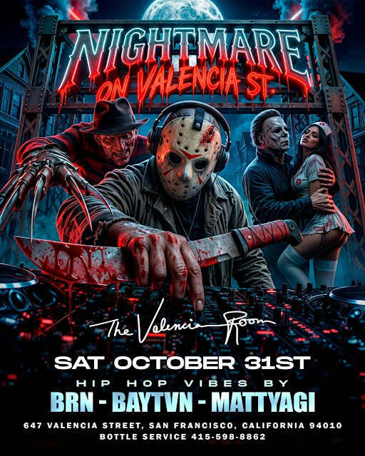 Nightmare on Valencia Halloween Party 10.31
