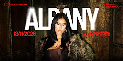 Albany en  Sala Kaya Guadarrama (Madrid).