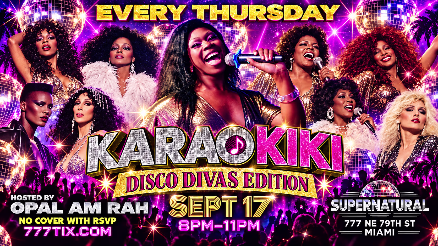 Karaokiki Happy Hour: Disco Divas Edition