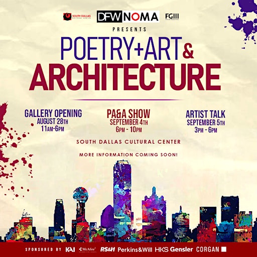 DFW NOMA Presents: Poetry, Art, & Architecture