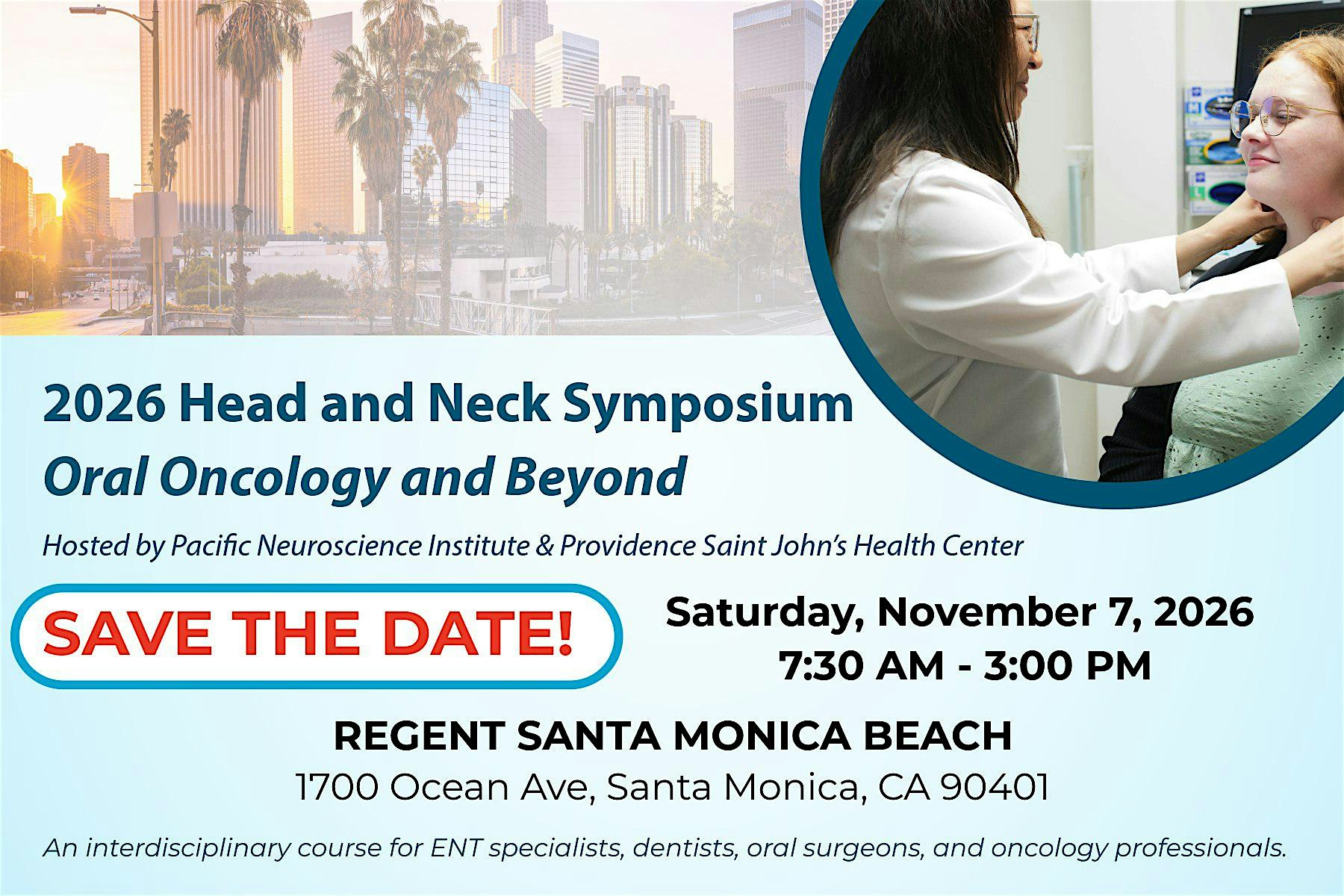 2026 Head and Neck Symposium Oral Oncology and Beyond