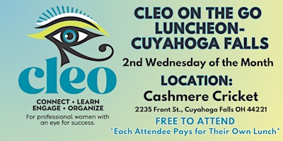 2026 CLEO on the Go Luncheons - Cuyahoga Falls