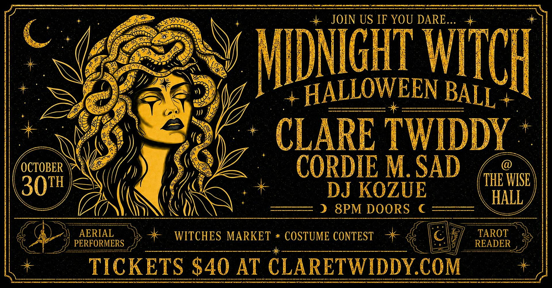 Midnight Witch Halloween Ball