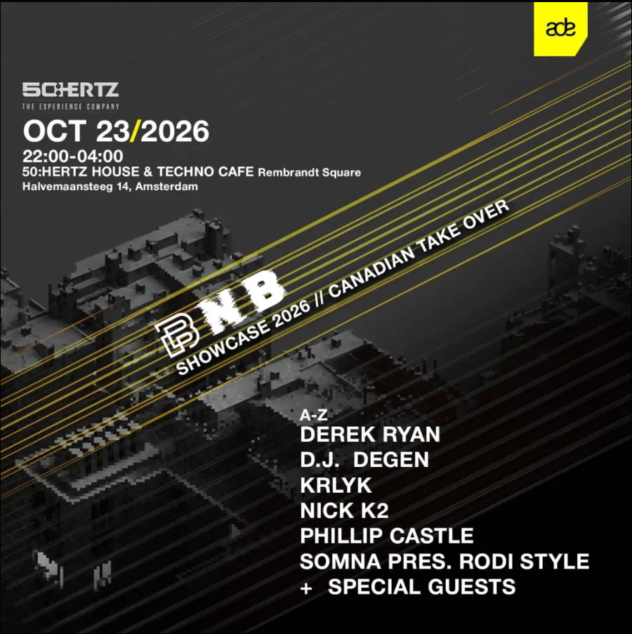 ADE 2026 - BNB Showcase 2026 Canadian Take Over - Friday Night