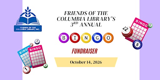 Friends of the Columbia Library - 3rd Annual Bingo Fundraiser!