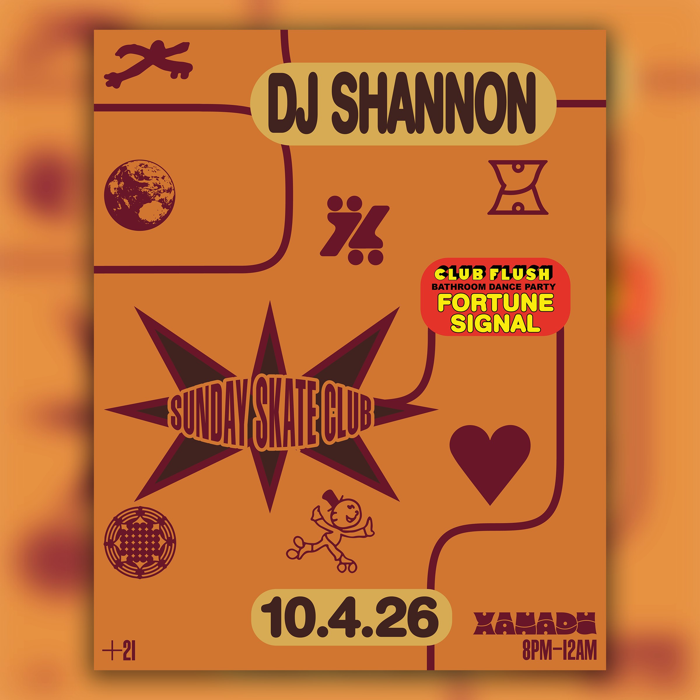 Sunday Skate Club ft. DJ Shannon | Club Flush: Fortune Signal (skate)