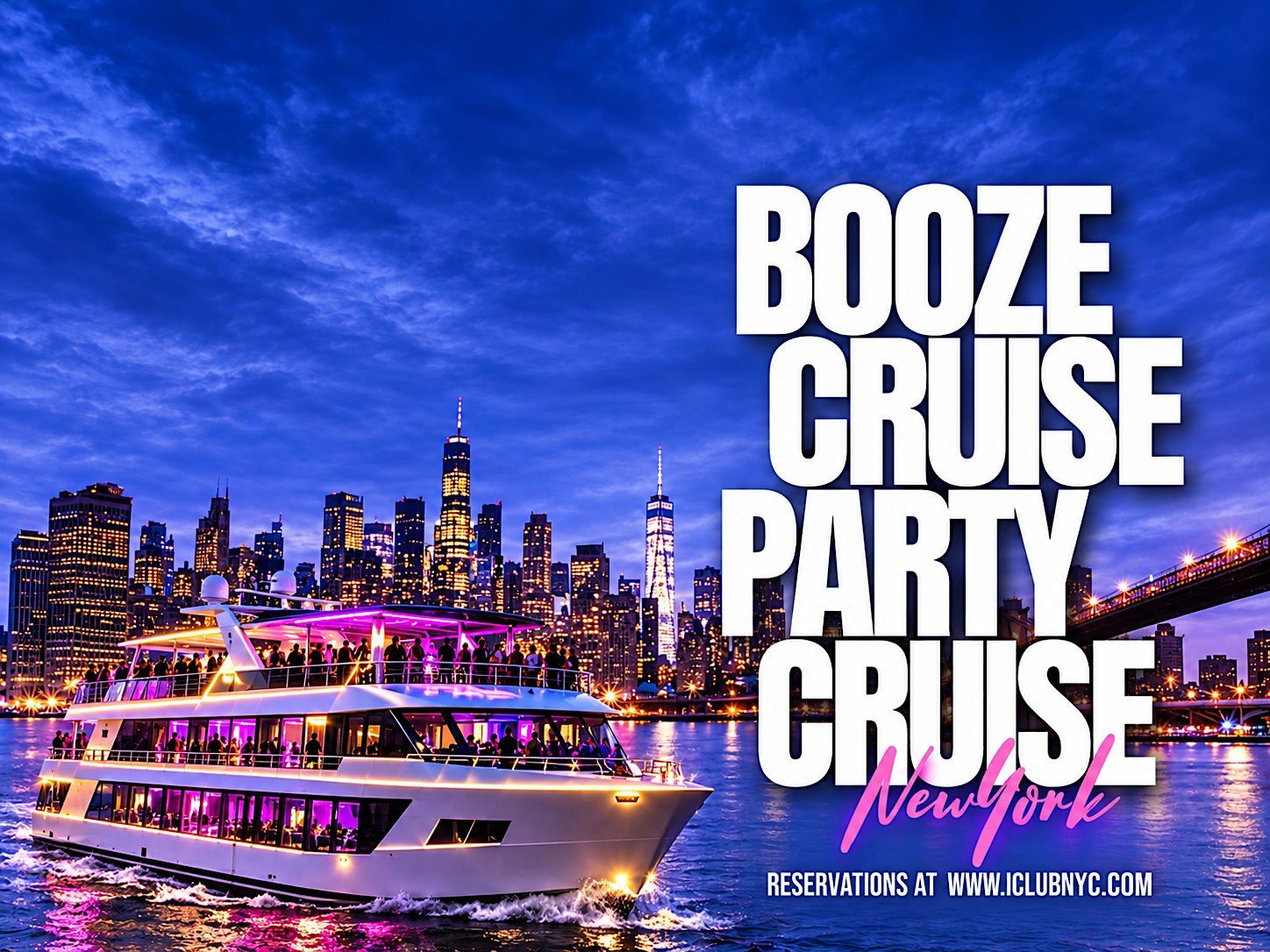 LATIN REGGAETON ON THE RIVER -  #1 NYC  Latin Music  Boat Party  Cruise