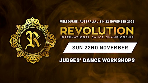 Revolution Judges' Dance Workshop 2026