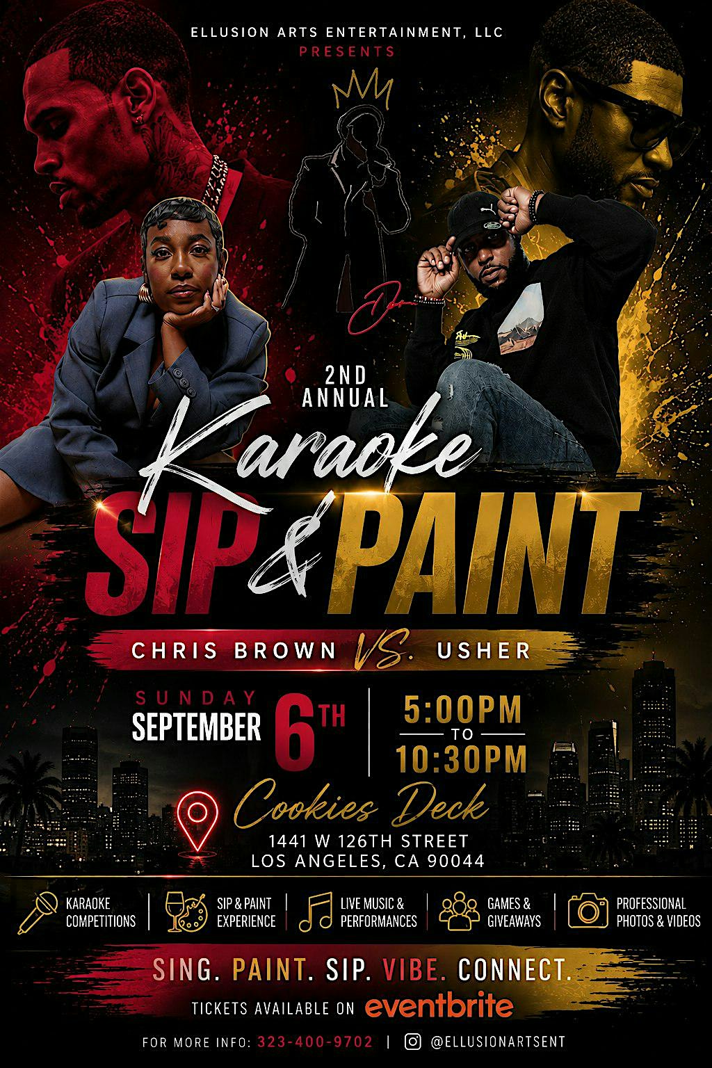 Ellusion Arts Entertainment proudly presents the Second Annual Karaoke Sip