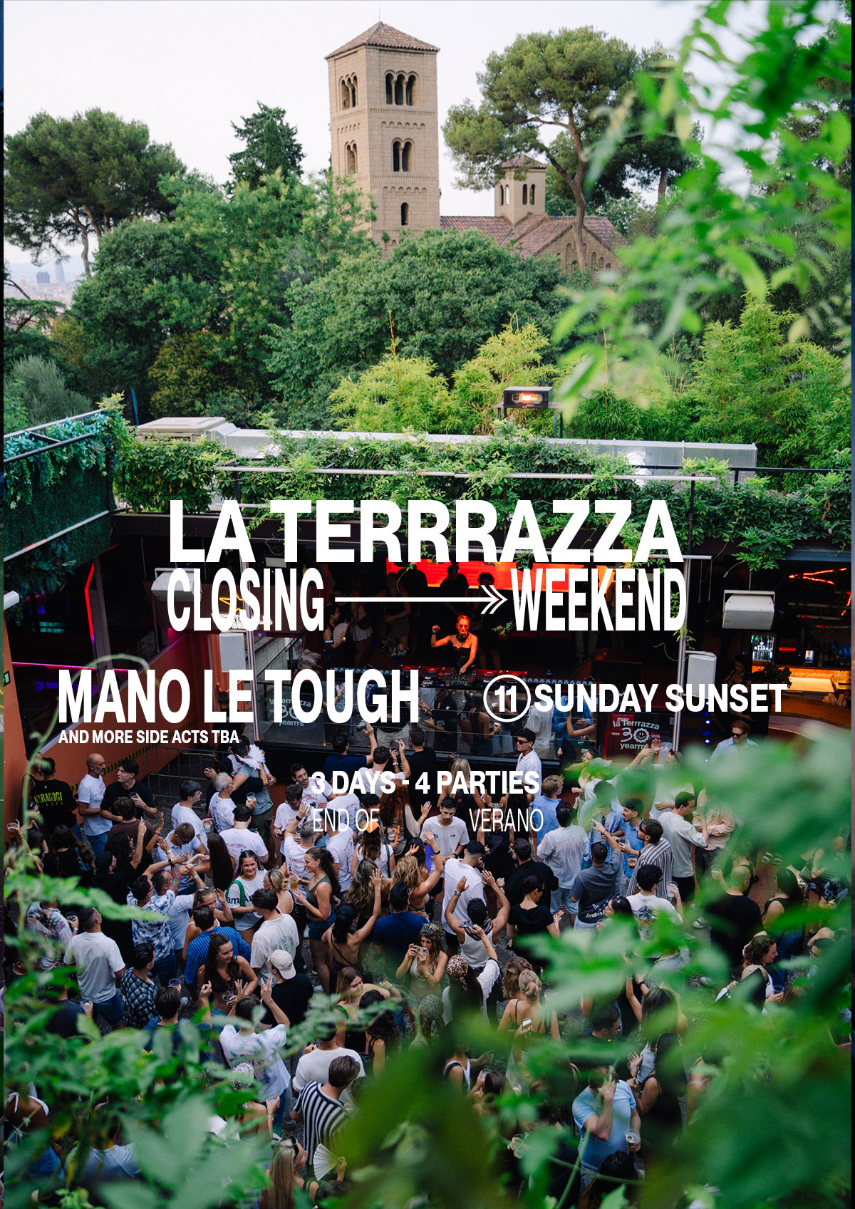 La Terrrazza Closing Sunset x Mano Le Tough