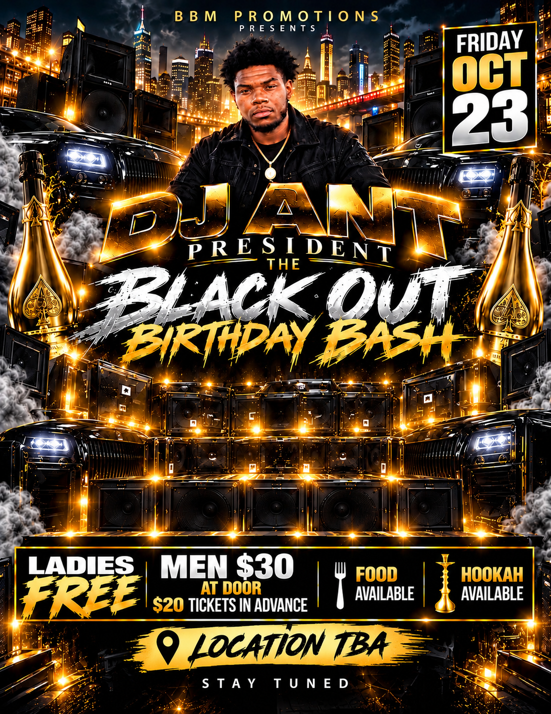 DJ ANT ⭐️Black Out Birthday Bash⭐️