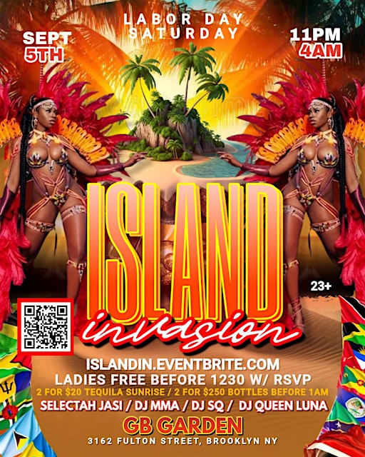 Island Invasion (Labor Day Weekend) 23+