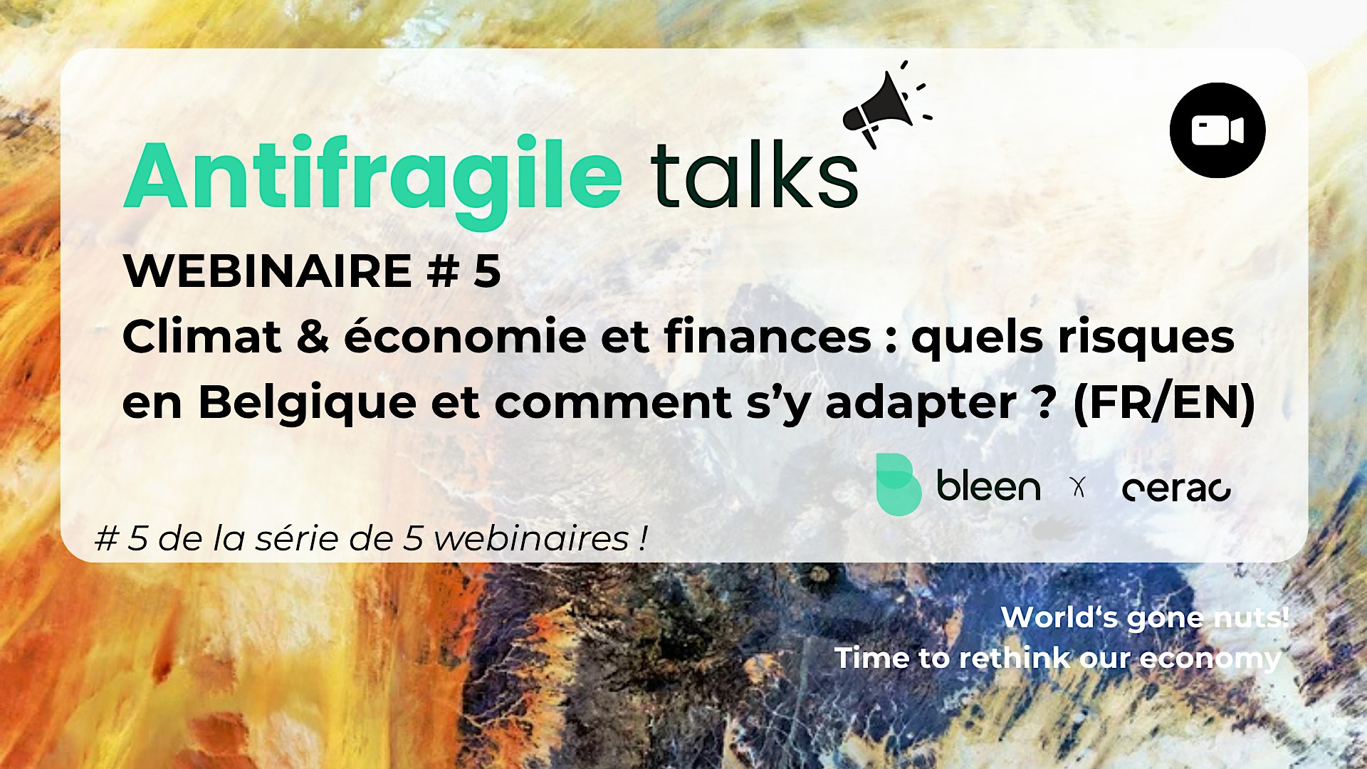 #5/5: Climat & économie: quels risques en Belgique et comment s'y adapter